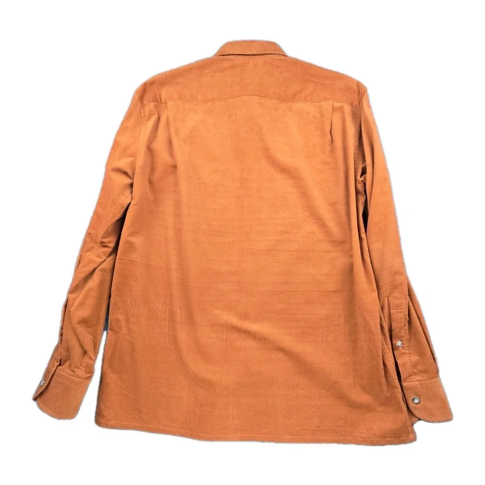 Vintage Ben Silver Charleston Corduroy Shirt Cotton Med Made in France * Rare‎ *